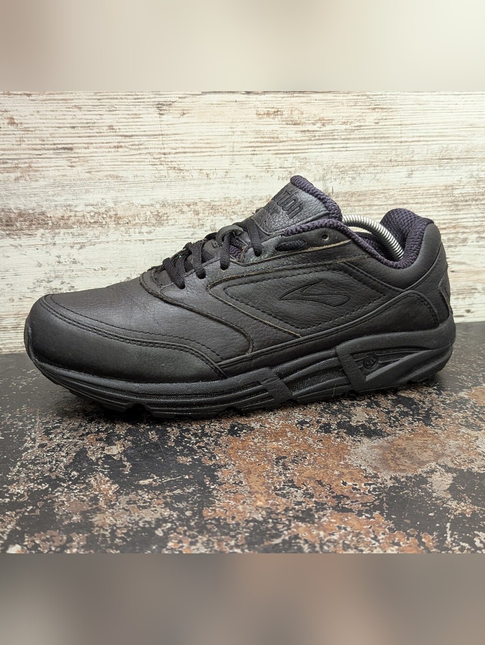 Mens Brooks Addiction Walking Shoes Sz 11 2E Wide Used Leather 1100392E001